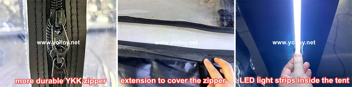 detailed pictures  of inflatable car garage tent (2)