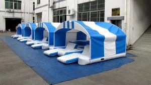 Plutajući vodeni otok za 6 osoba na naduvavanje sa hladovinom