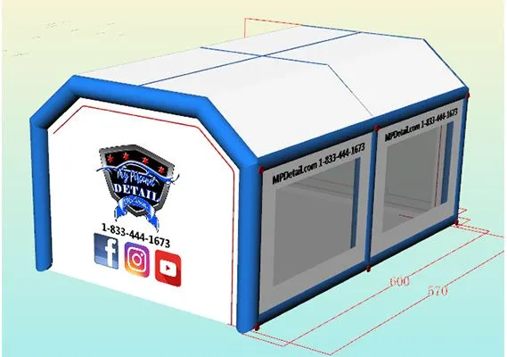Mobile Inflatable Car Garage Detailing Tent